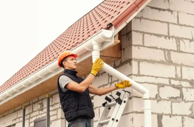 Pose et remplacement de gouttières à Wallers